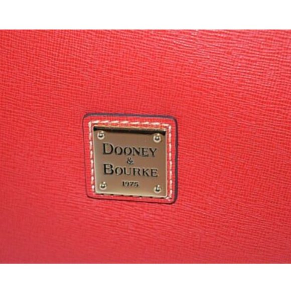 Dooney & Bourke Saffiano Italian Leather Red Bag - Picture 2 of 11